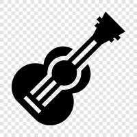 müzik, teller, ayarlama, gitar akorları ikon svg