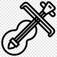 music, strings, classical, romantic icon svg