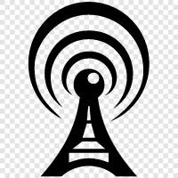 Music, Radio Station, Satellite, Internet icon svg