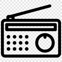 Music, Broadcast, Radio Shack, Radio Frequency icon svg