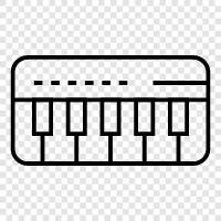 Music, Keys, Music Notes, Music Theory icon svg
