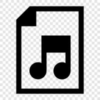 music, audio, audio file, music file download icon svg