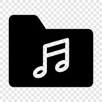 music, music folder, music files, music folder software icon svg