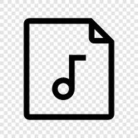 Müzik, mp3, müzik indirme, müzik dönüştürücü ikon svg