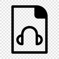 music, audio, audio files, music downloads icon svg