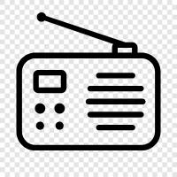 music, talk radio, internet radio, streaming radio icon svg