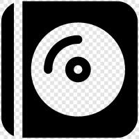 music, CD, record, audio icon svg