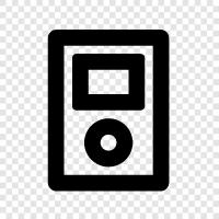 music, music player, portable music player, music storage icon svg