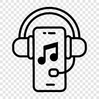 music, music streaming, music streaming services, music streaming services 2019 icon svg