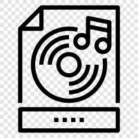 music, music producer, music production, music video icon svg