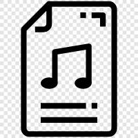 music file, audio file, mp3, audio icon svg