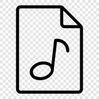 Music Files, Music Downloads, MP3s, Songs icon svg