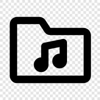 music files, music folders, music folder software, music folder tips icon svg