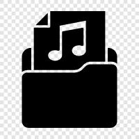 music files, mp3, audio, music album icon svg