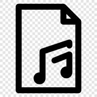 music files, music, mp3, audio icon svg