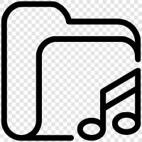 music folder, music folders, music storage, music storage solutions icon svg