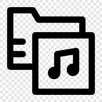 music folder software, music folder organizer, music folder manager, Music Folder icon svg