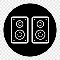 music, sound, stereo, headphones icon svg