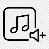 music levels, music intensity, loud music, soft music icon svg