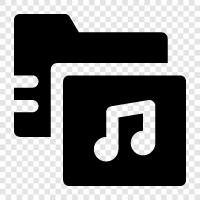 Music Library, Music Player, Music Storage, Music Player for Android icon svg