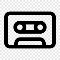 music, cassette, vinyl, music album icon svg