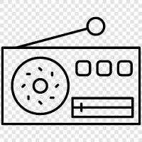 music, streaming, internet, podcast icon svg