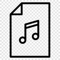 Music, Audio, Audio Files, Playlists icon svg