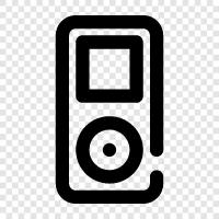 music, audio, player, mp3 icon svg
