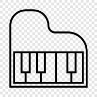 music, sheet music, performance, sheet music for piano icon svg