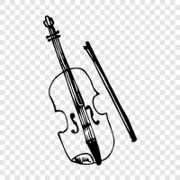 music, classical, black, brown icon svg