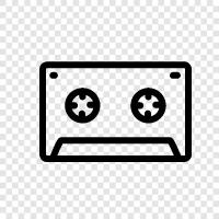 music, tapes, music player, music storage icon svg