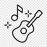 music, acoustic, electric, classical icon svg