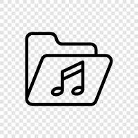 music, audio, mp3, audio files icon svg