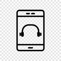 music, music playlist, music streaming, music downloads icon svg