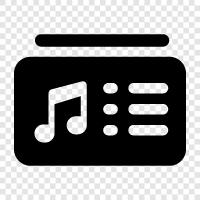 music, music streaming, playlist builder, music streaming app icon svg