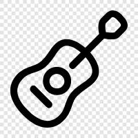 Music, Strings, Tone, Acoustic icon svg