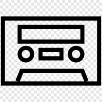 Music, Record, Tape, Music Records icon svg