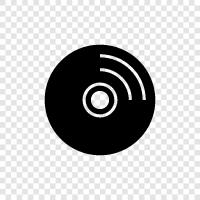 music, vinyl, album, disc icon svg