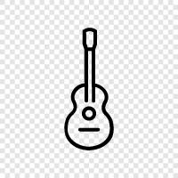 music, guitar lessons, guitar for beginners, acoustic guitar icon svg