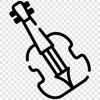 music, classical, beautiful, Stradivarius icon svg