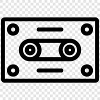 music, music cassette, music cassette player, music lovers icon svg