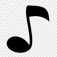 music notes, music, notes, notes on a staff icon svg