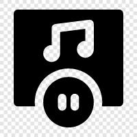 music play, music player, music streaming, music downloads icon svg