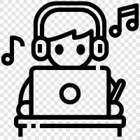 music, speaker, headphones, jam icon svg