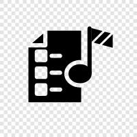 music, music playlist, music player, music streaming icon svg