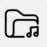 music storage, music player, music library, mp3 player icon svg