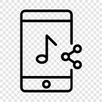 MusikStreaming, MusikStreamingDienste, MusikStreamingPlattformen, MusikStreamingApps symbol