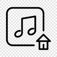 music streaming, music player, music library, music player for android icon svg