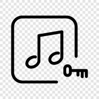 Music Theory, Music Education, Music Key icon svg