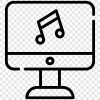 music tv, music tv shows, music, music on tv icon svg